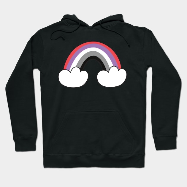 LITHSEXUAL pride flag Hoodie by snowshade